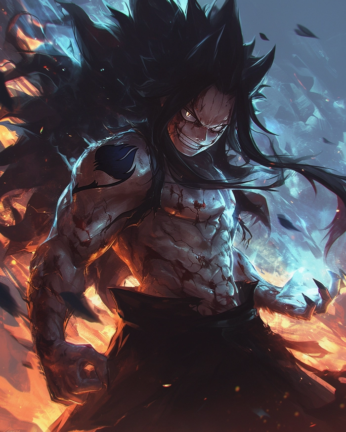 Ảnh Gajeel Redfox ac quy