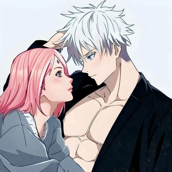 Ảnh Gojo va Sakura 4k