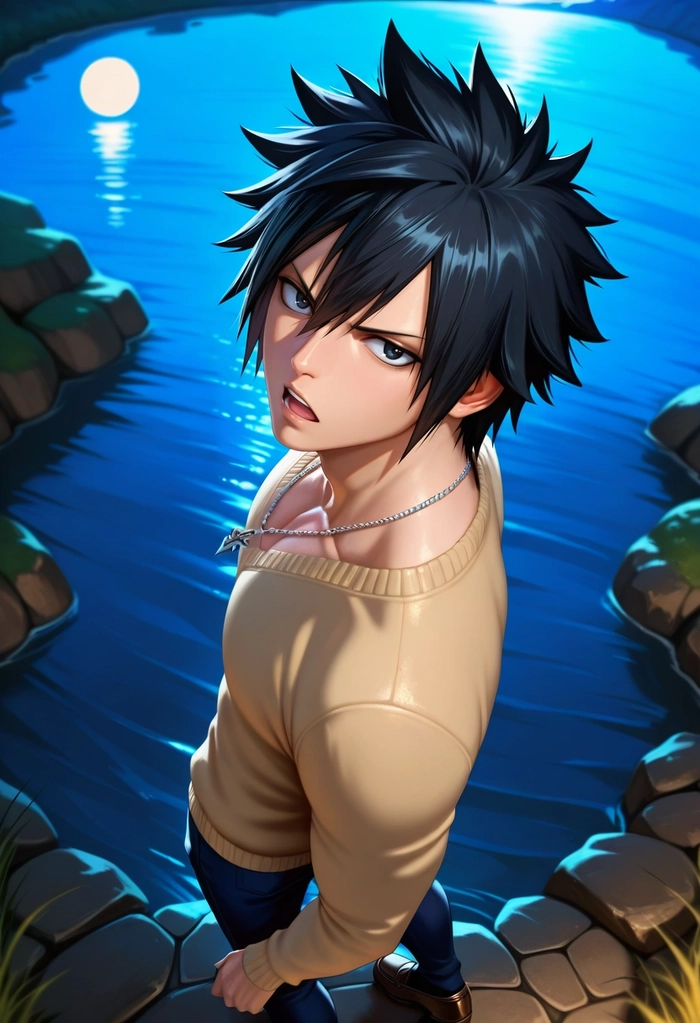 Ảnh Gray Fullbuster duoi trang