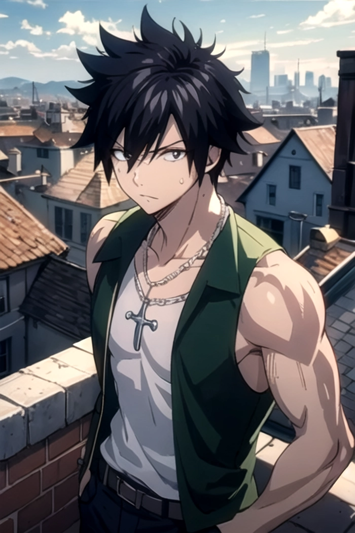 Ảnh Gray Fullbuster rất lạnh lùng