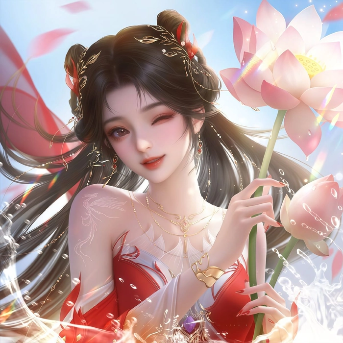 Ảnh Hoa Linh Nhi cực dễ thương