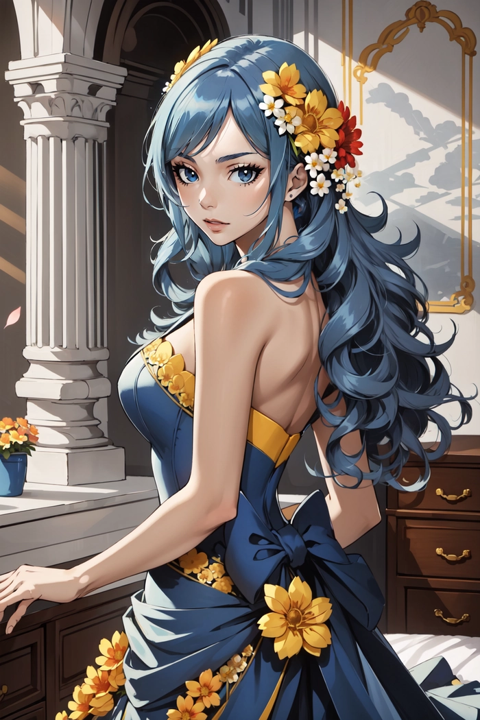 Ảnh Juvia Lockser tho mong