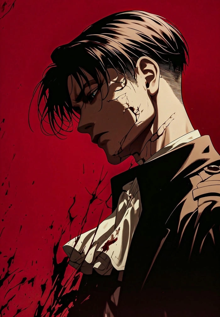 Ảnh Levi Ackerman cực chat va ngầu