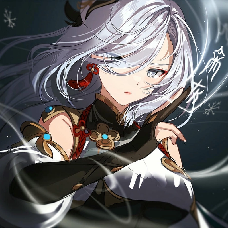 Ảnh Shenhe cute rạng rỡ