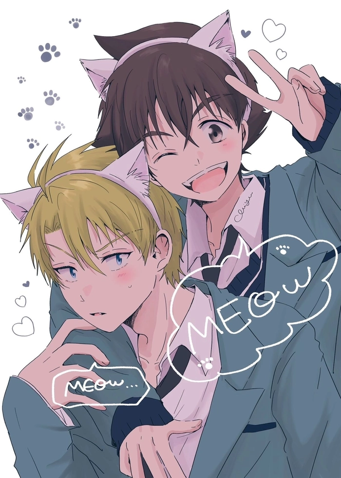 Ảnh Taichi x Yamato phong cách dễ thương