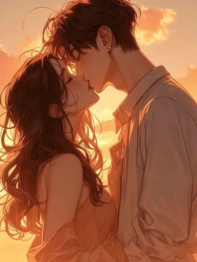 Ảnh anime couple chat