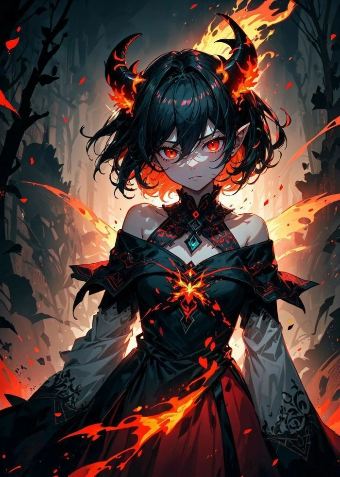 Ảnh anime nu ac quy ngầu