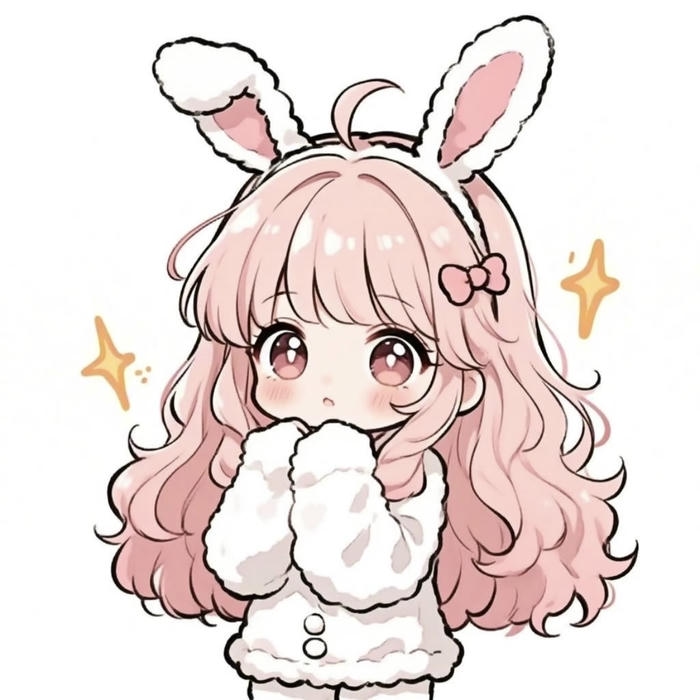 Ảnh anime nu chibi thể hiện cuoc song yen binh gian di