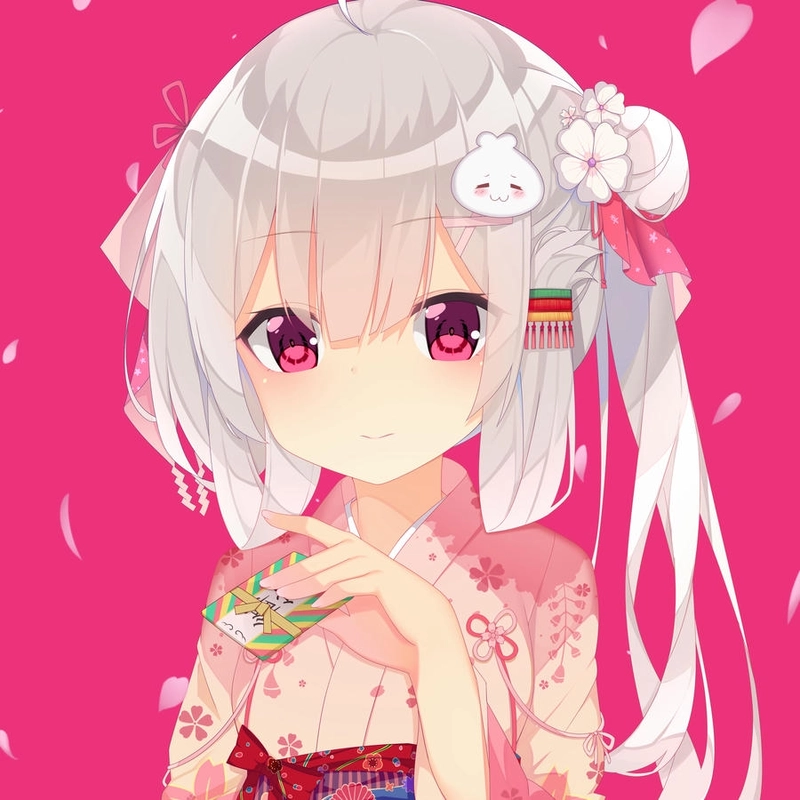 Ảnh anime nu xinh mac kimono
