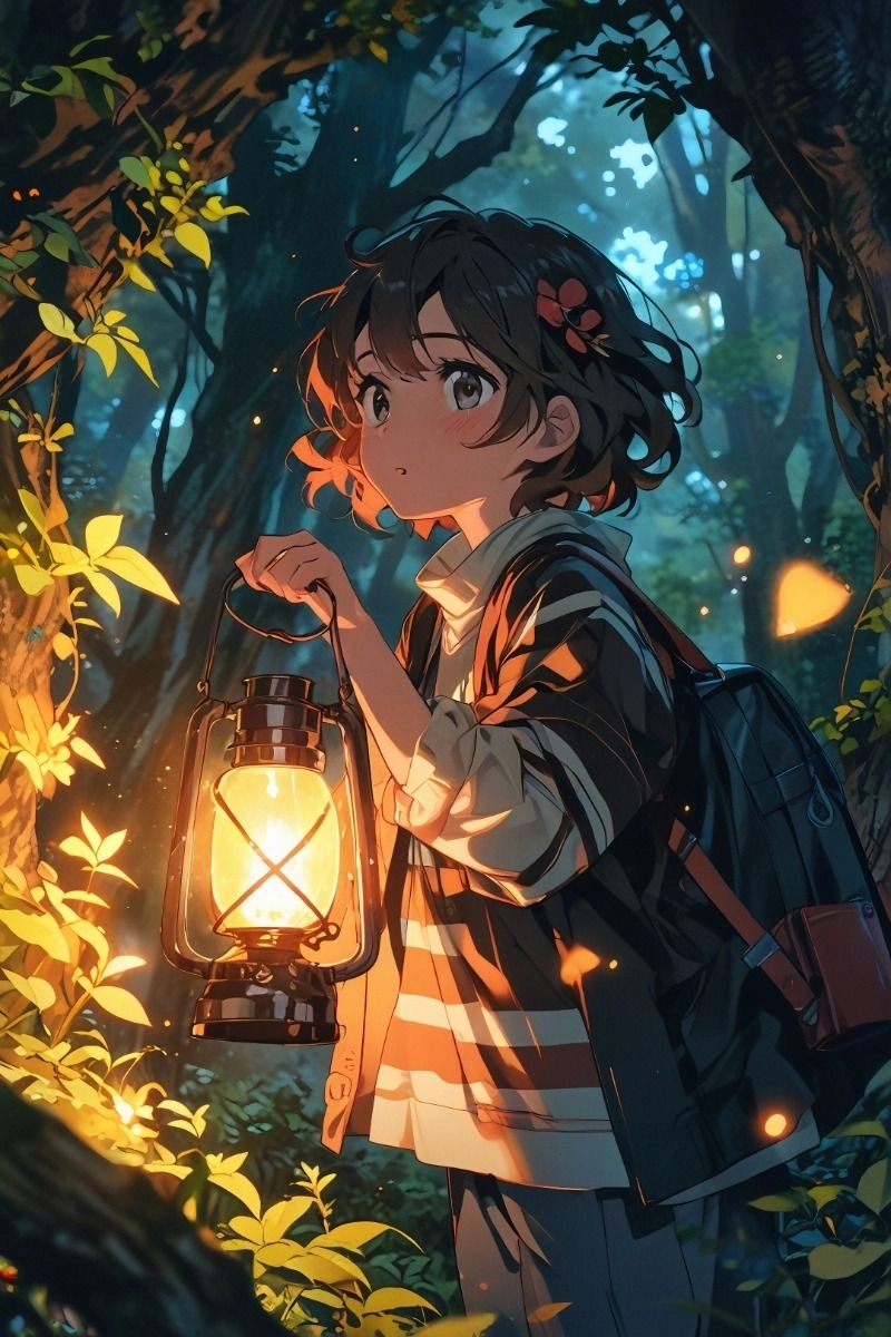 Ảnh anime toc ngan nu