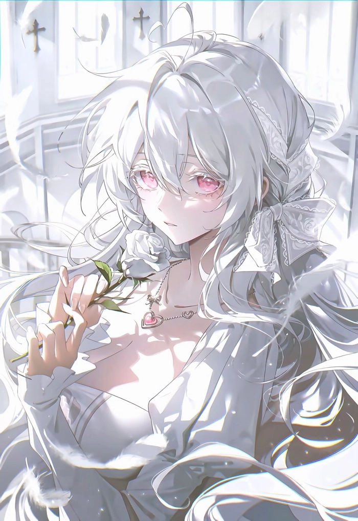 Ảnh anime toc trang nu cá tính