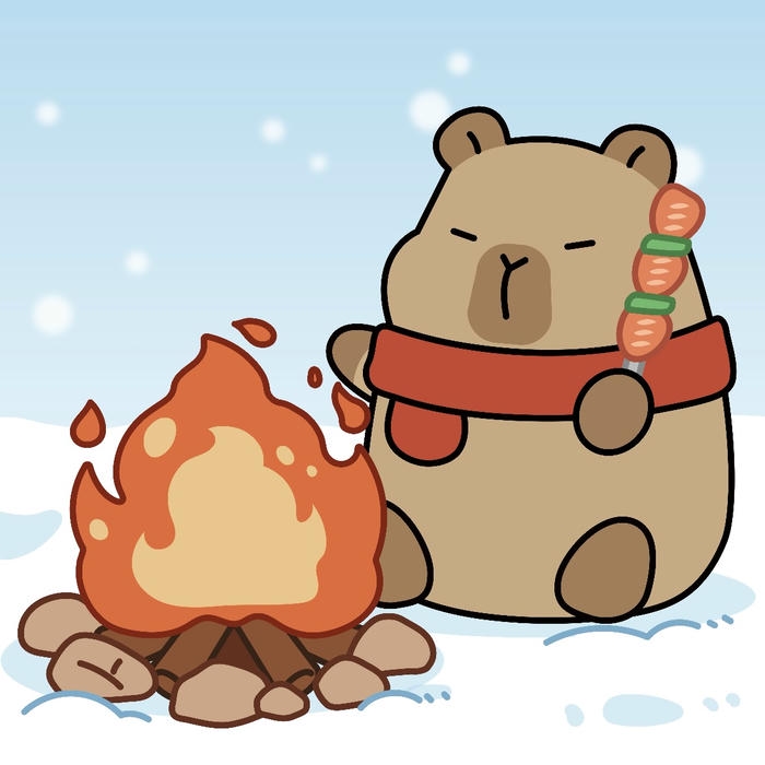 Ngắm Ngay 296+ Ảnh Hình Capybara Chibi Cực Cute Không Thể Cưỡng