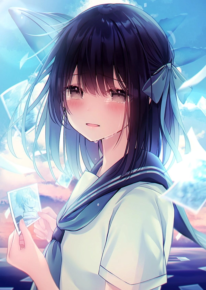 Ảnh cô gái Anime dau long