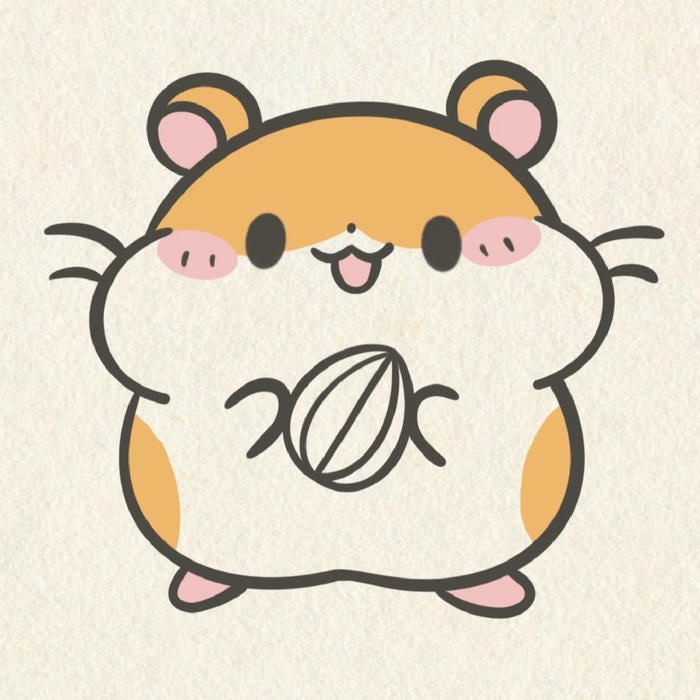 Ảnh hamster chibi mang ve đáng yêu