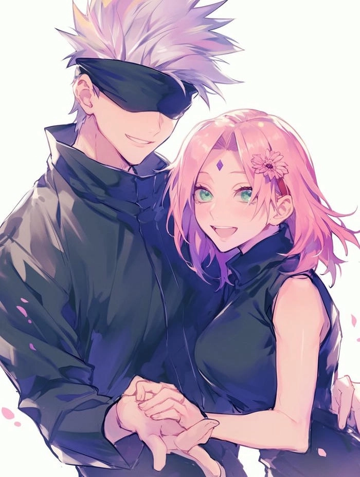 Ảnh hoạt hình Gojo x Sakura
