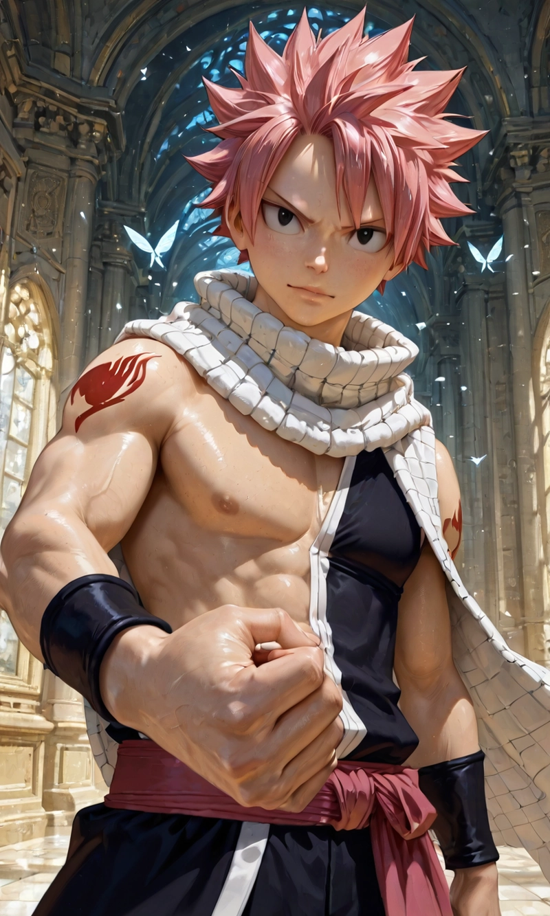Ảnh natsu dragneel 6 mui