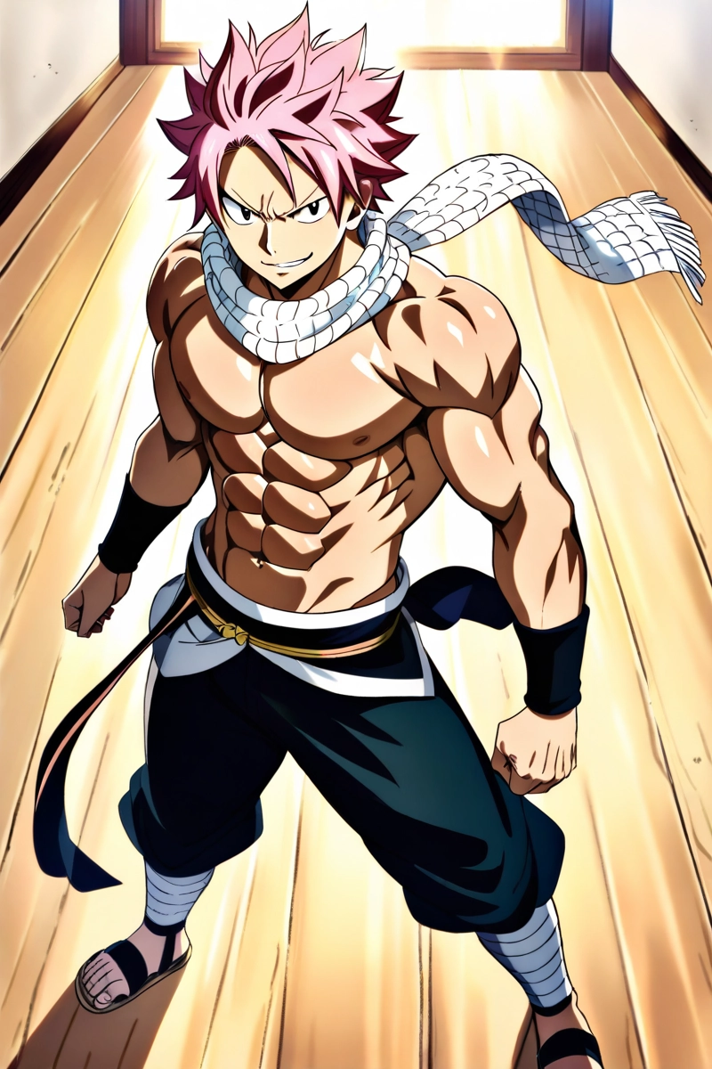 Ảnh natsu dragneel co bap