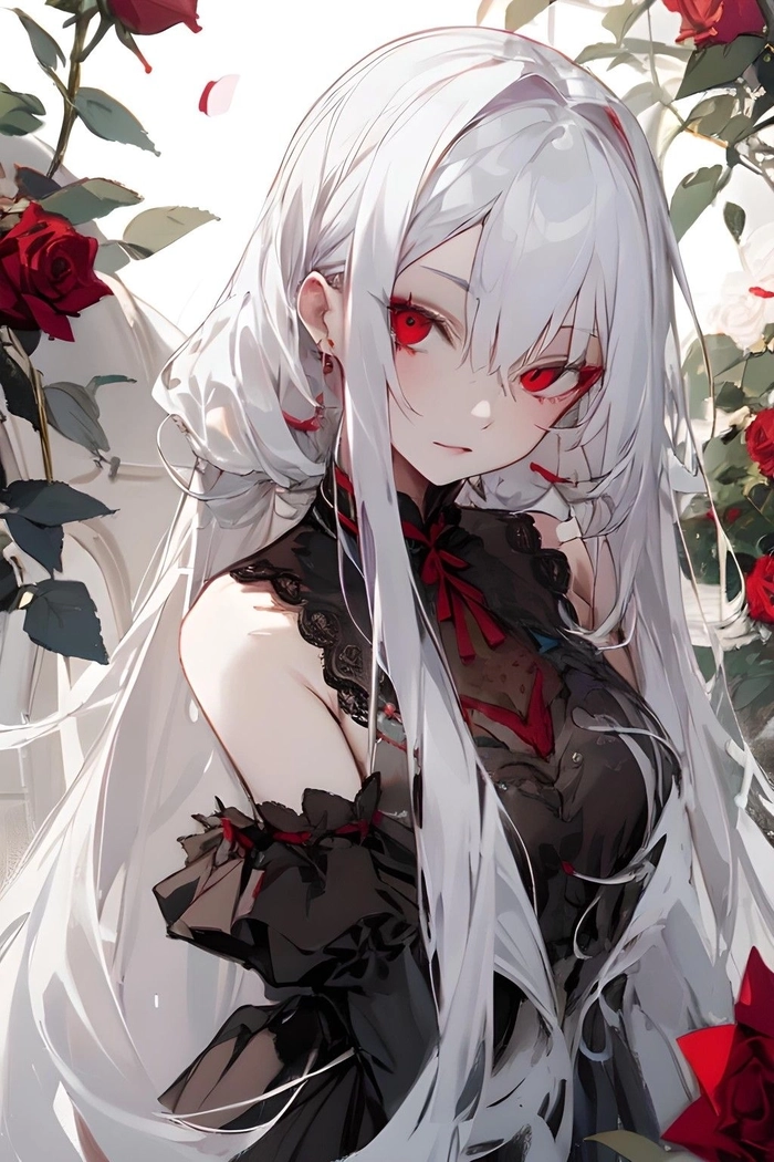 Ảnh nhân vật anime nu toc trang