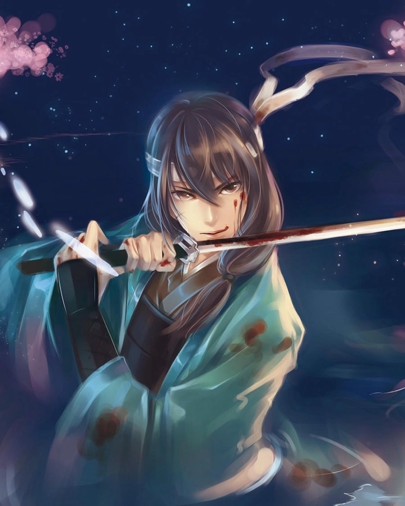 Ảnh samurai anime đẹp mắt