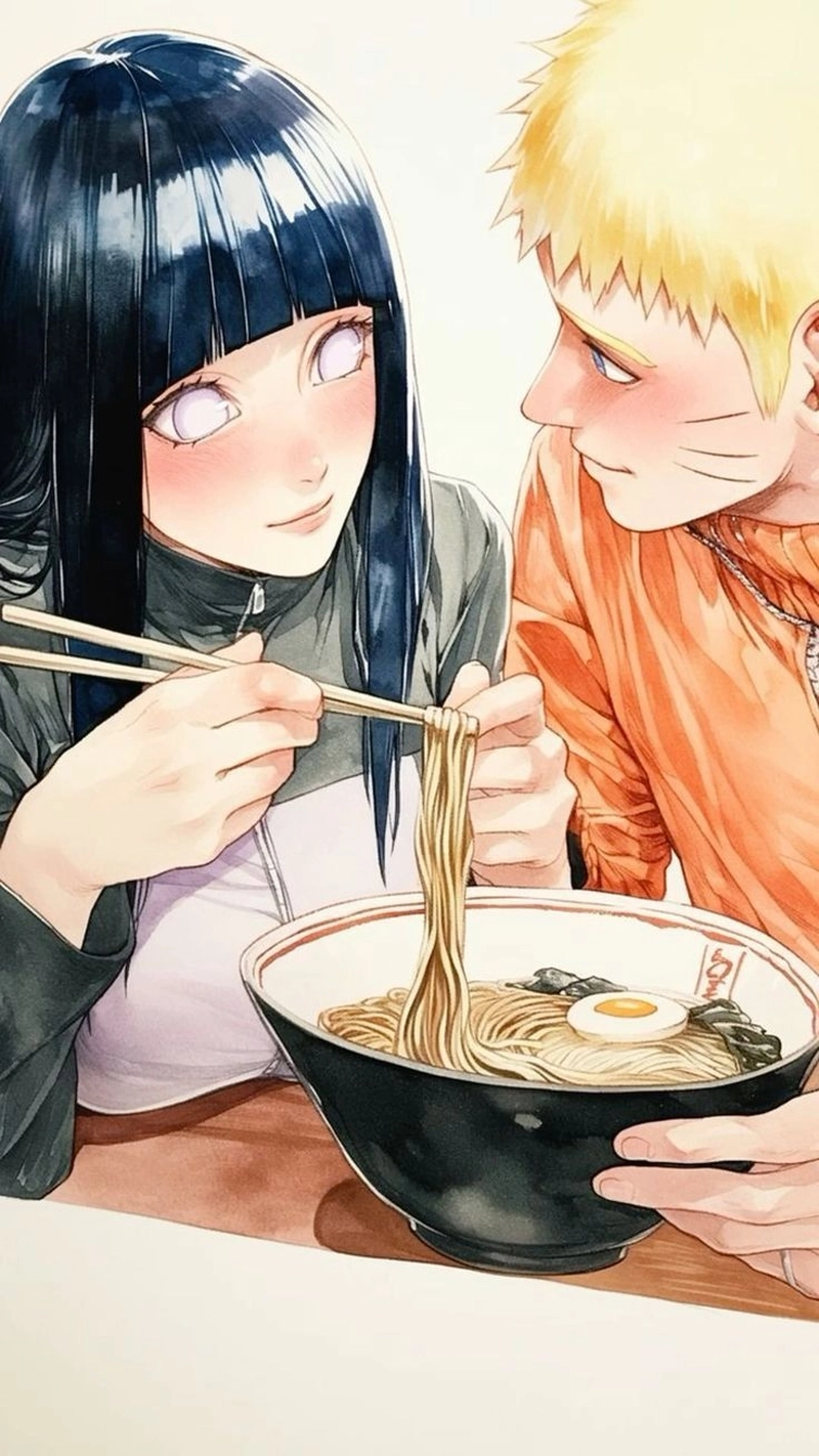 Ảnh tinh cam Naruto x Hinata