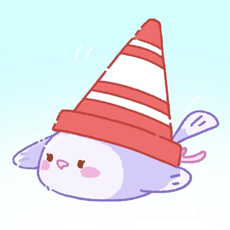 Bức hình chim chibi mang tinh than vui vẻ