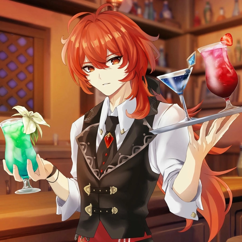 Diluc ngầu lạnh lùng