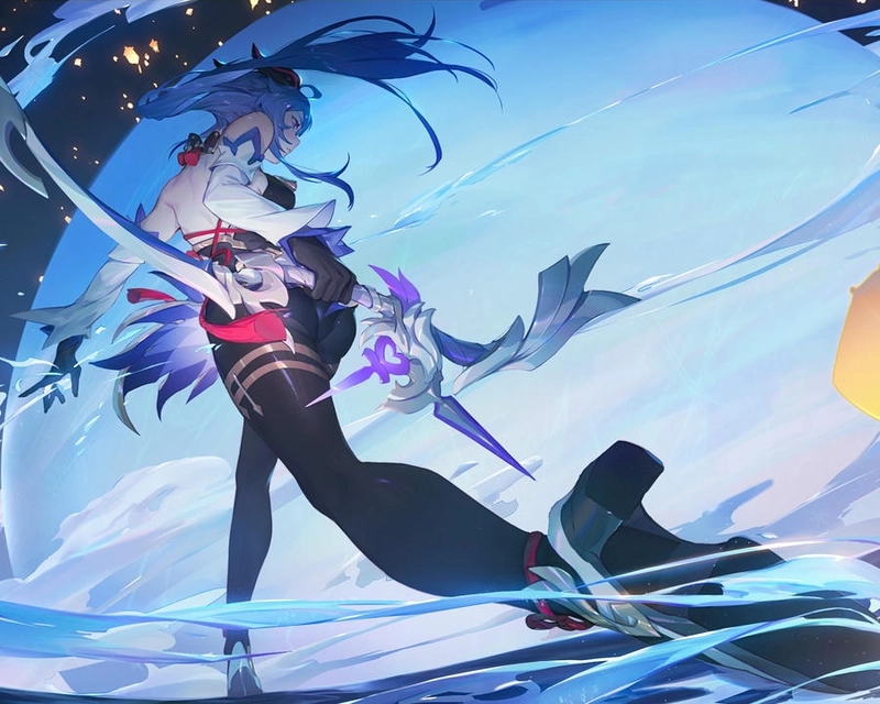 Hình Ganyu xinh xắn