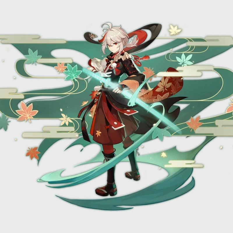 Hình Kazuha kawaii style