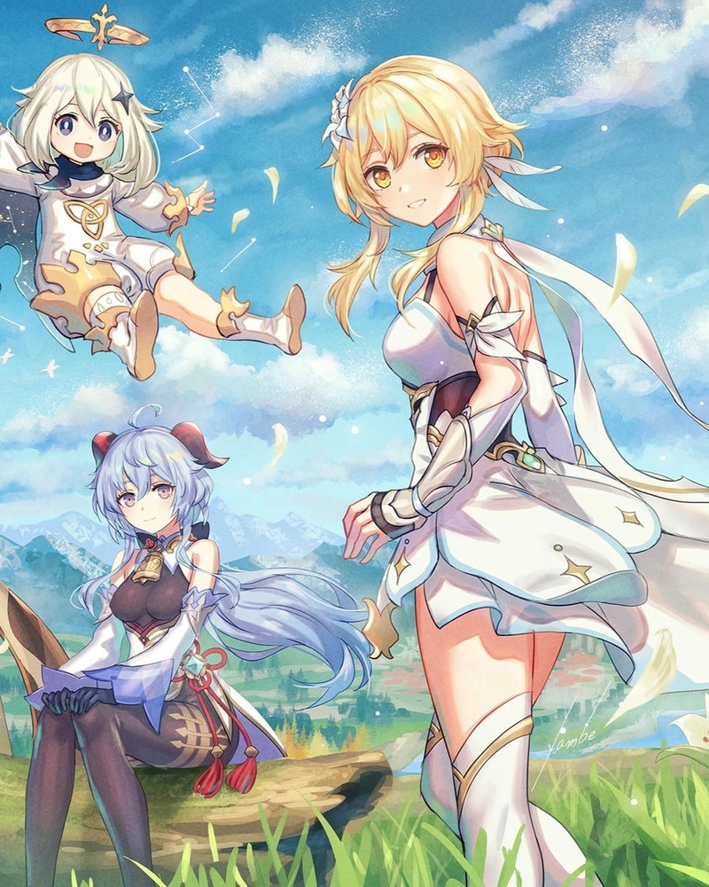 Hình Lumine anime cute