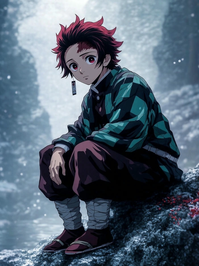 Hình Tanjiro đẹp ngầu