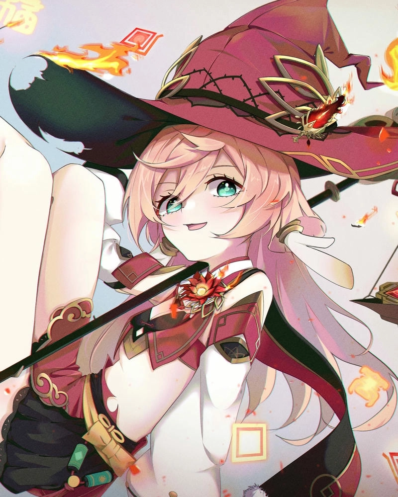 Hình Yanfei nu phap su dễ thương