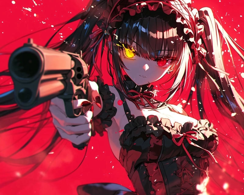 Hình anime Kurumi cực xinh