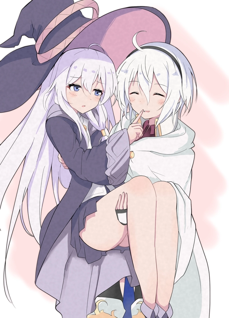 Hình cute Amnesia va Elaina cung nhau