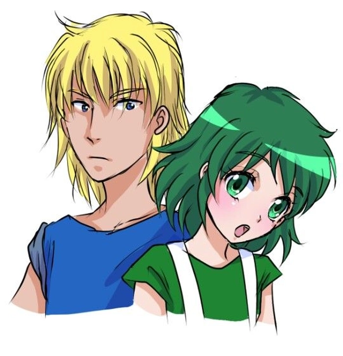 Hyoga va Shun than mat