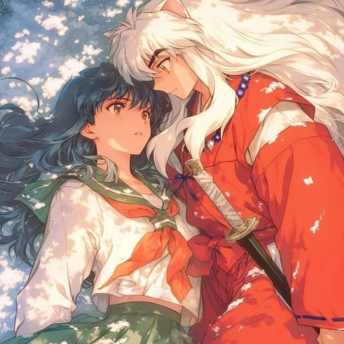 Inuyasha va Kagome lang man