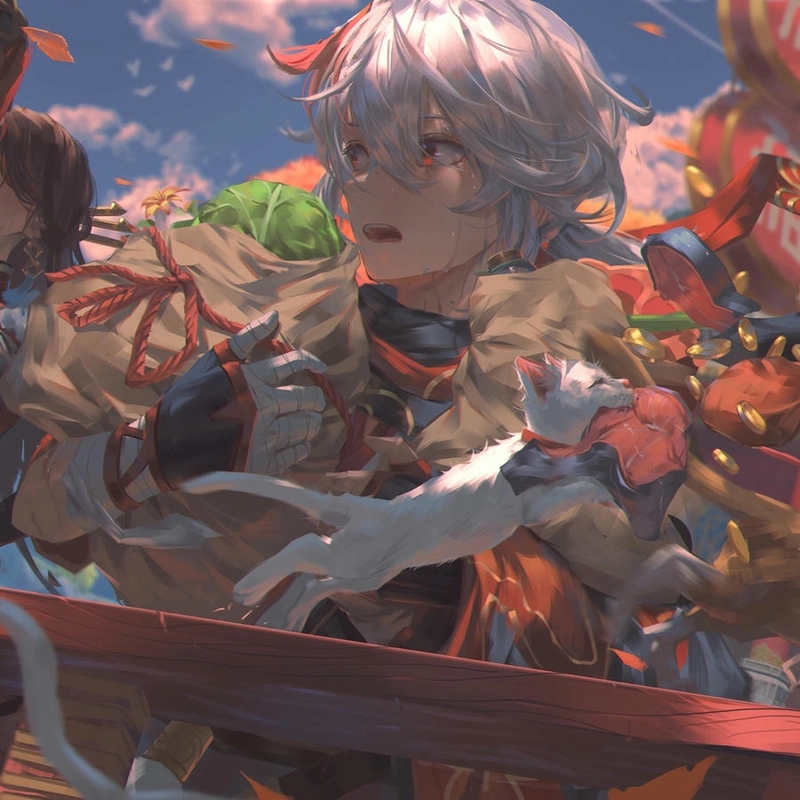 Kaedehara Kazuha cute style