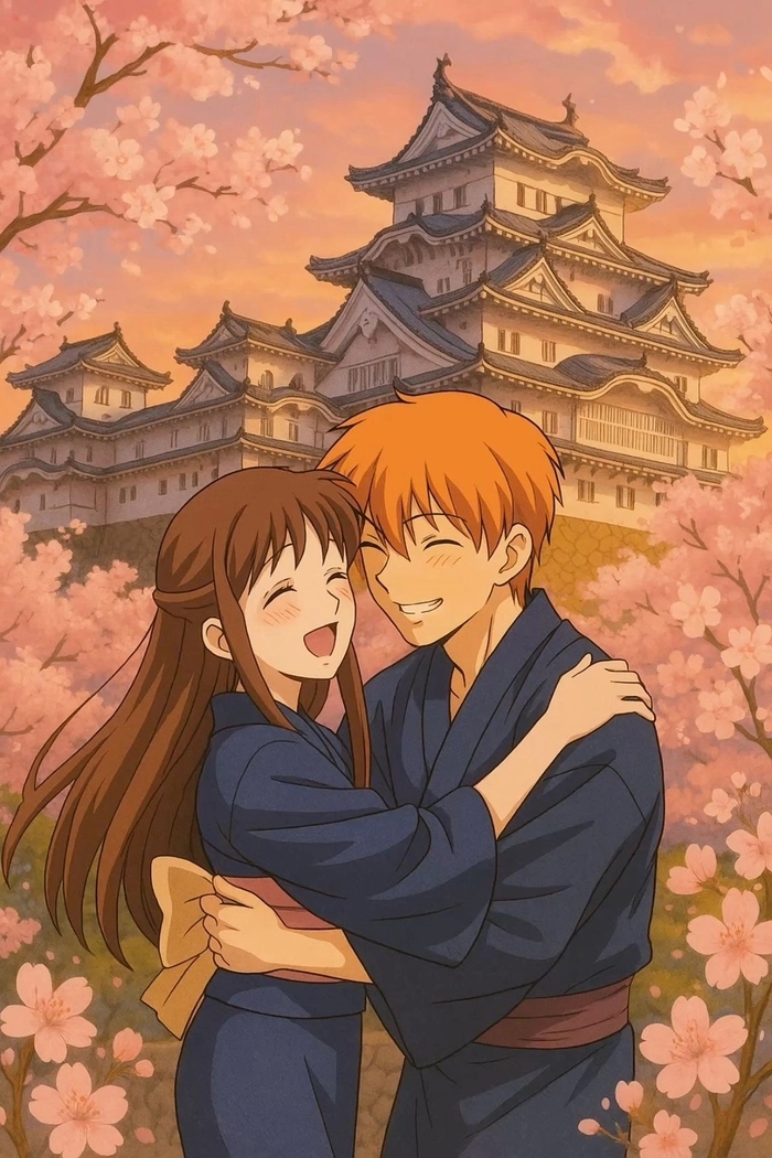 Kyo va Tohru vui vẻ