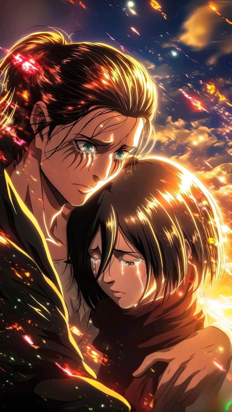 Mikasa va Eren dễ thương