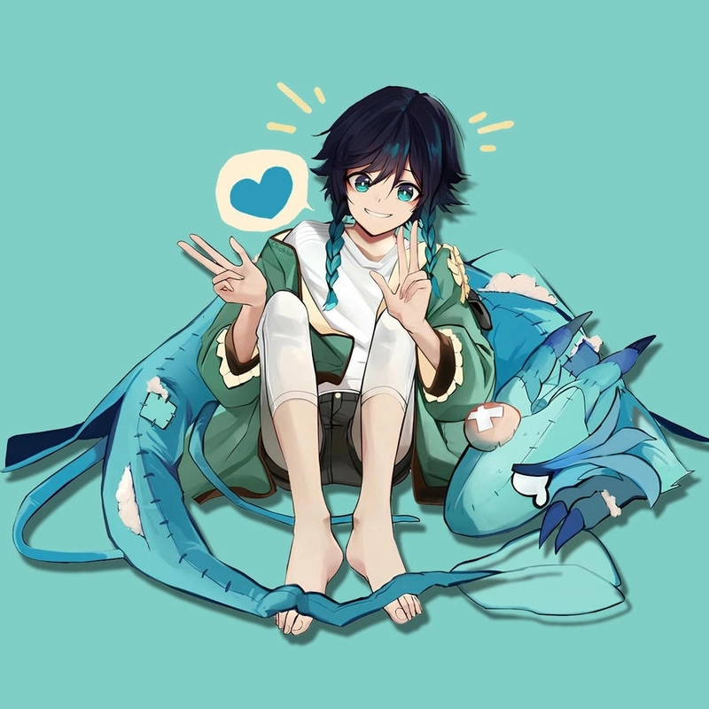 Venti xinh anime