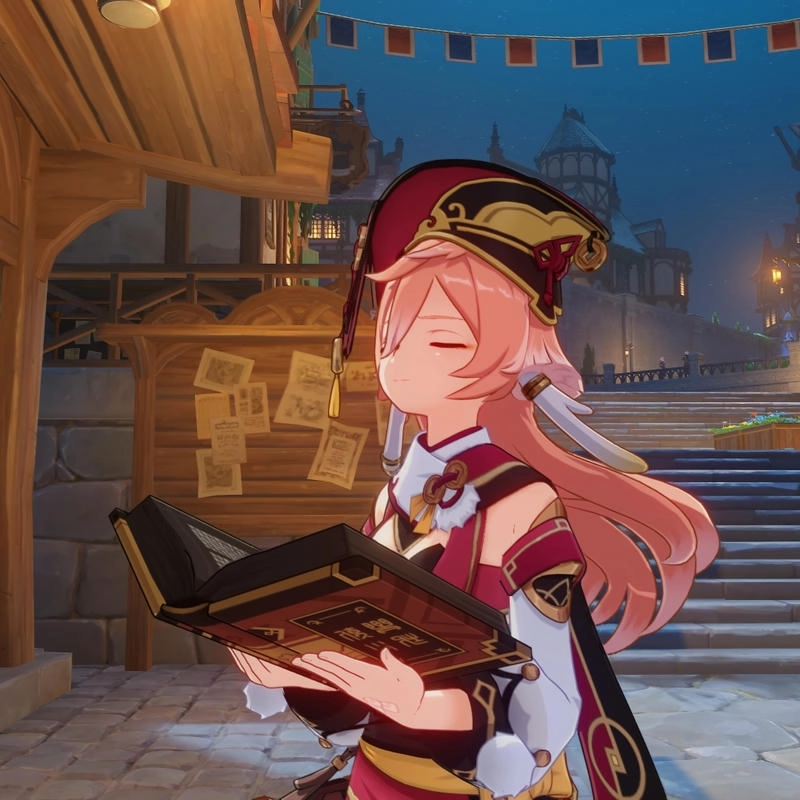 Yanfei trong Genshin Impact xinh xắn