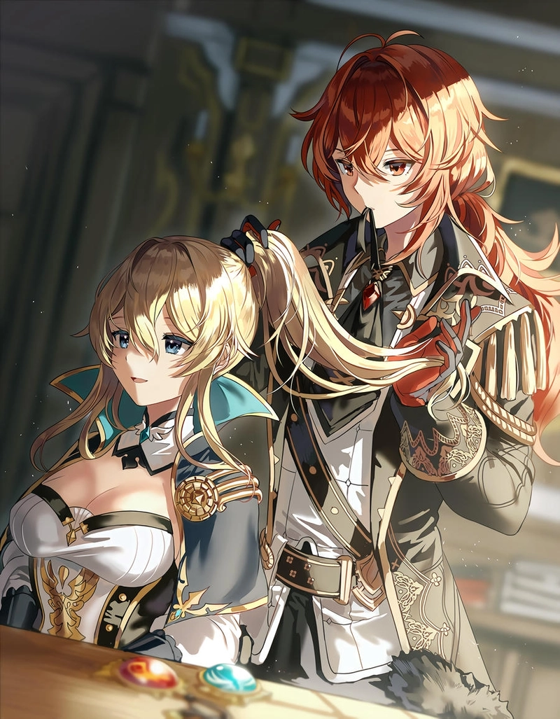 anh Diluc ngầu lang tu