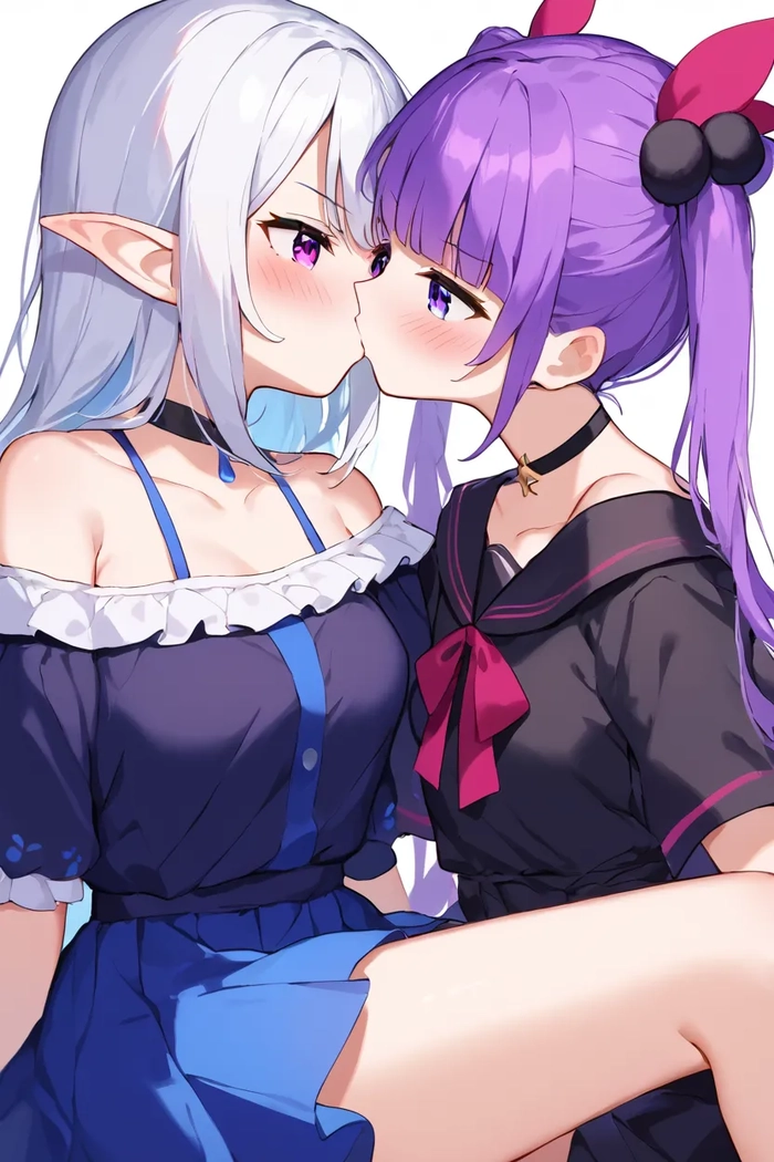 anh anime hôn nhau 12