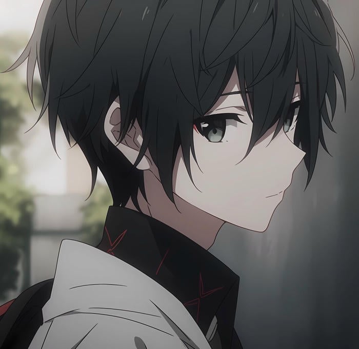 anh anime nam buon ve mat met moi