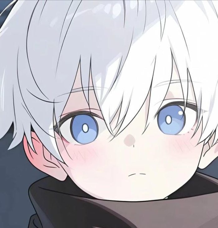 anh anime nam chibi ánh mắt to sinh dong