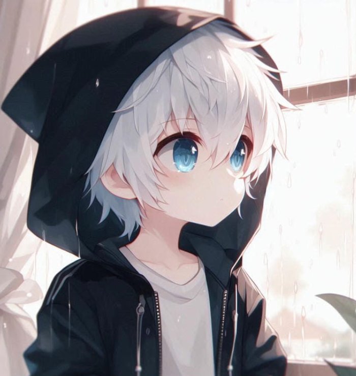 anh anime nam chibi dang ve tinh nghịch