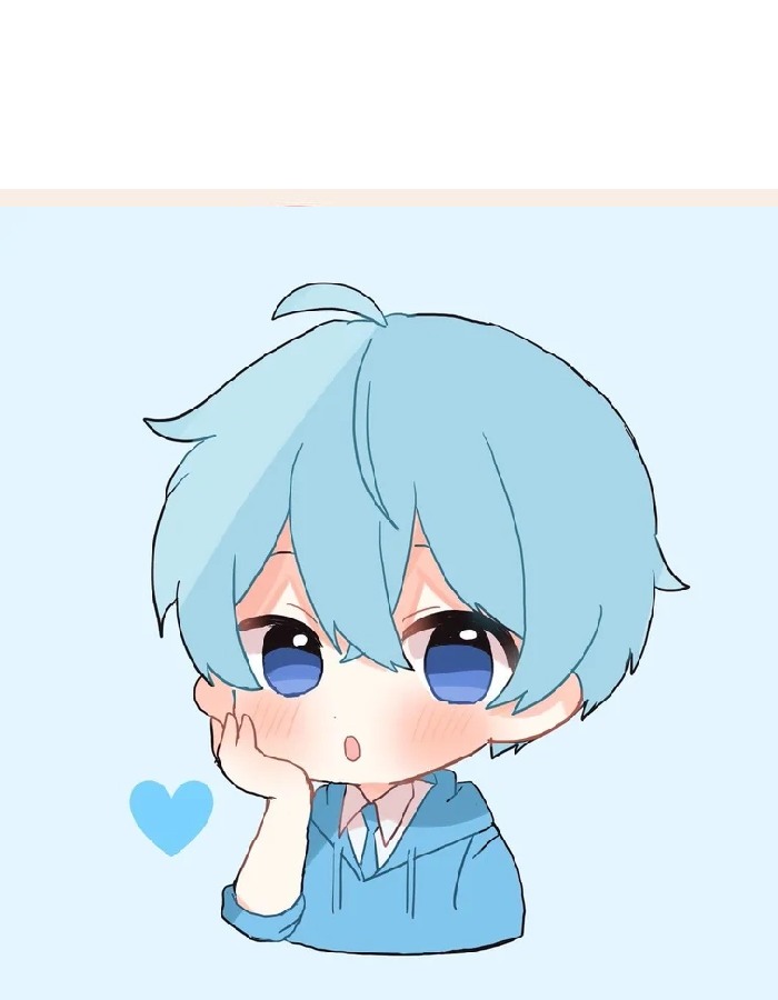 anh anime nam chibi net mat ngay ngo