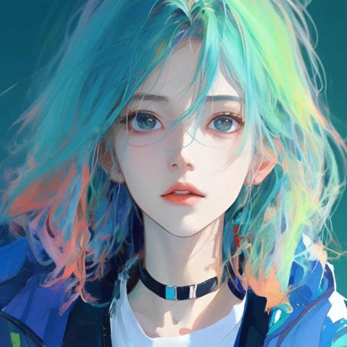 anh anime nu dat làm avatar phong cách