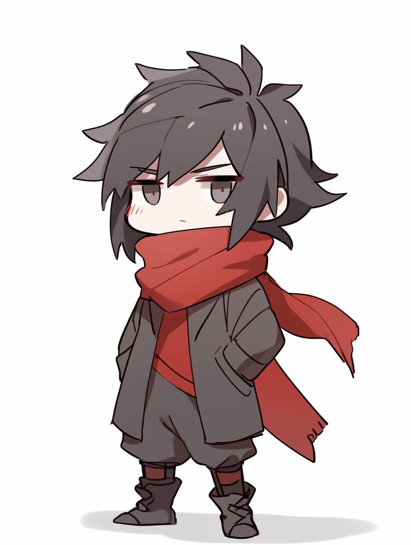 anh chibi nam phong cách im lang