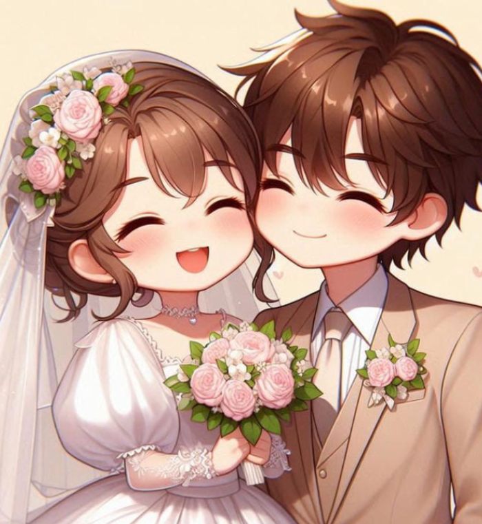 anh co dau chu re anime le cuoi nhẹ nhàng