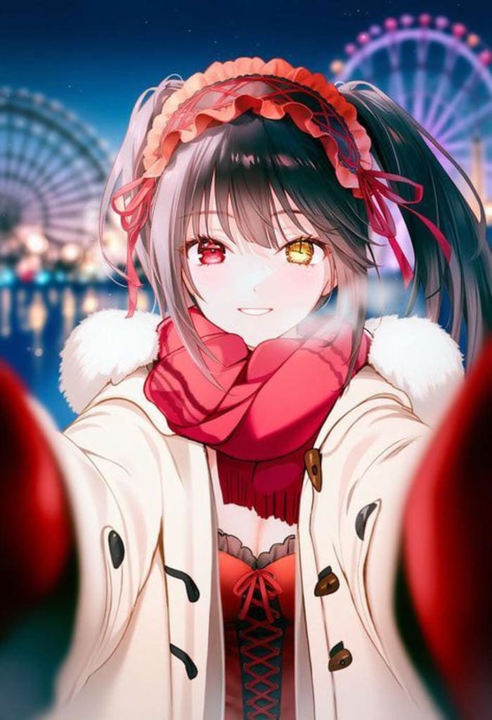 anh nhân vật anime nu guong mat xinh